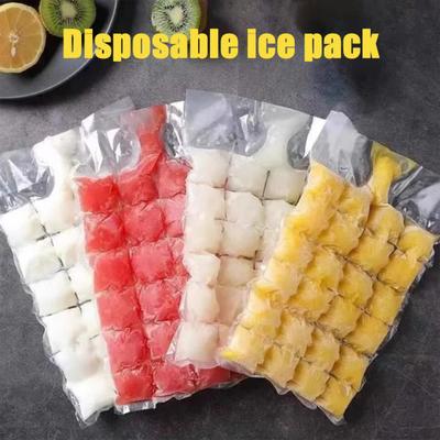 Yousheng  Disposable Ice Bag Self-Sealing Ice Making Bags Easy Release Stackable Ice Pack Bags for Cocktail Wine Freezing Maker