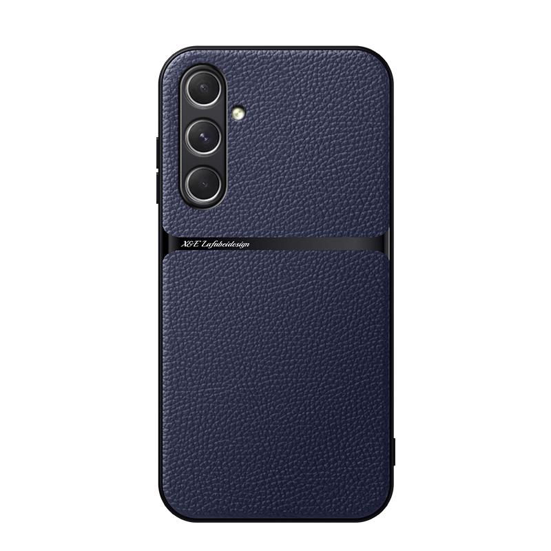 For Galaxy M35 5G Case 6.6'' M356B Luxury Leather Magnetic Car Holder Phone Case For Samsung Galaxy M35 5G m 35 Soft Back Cover