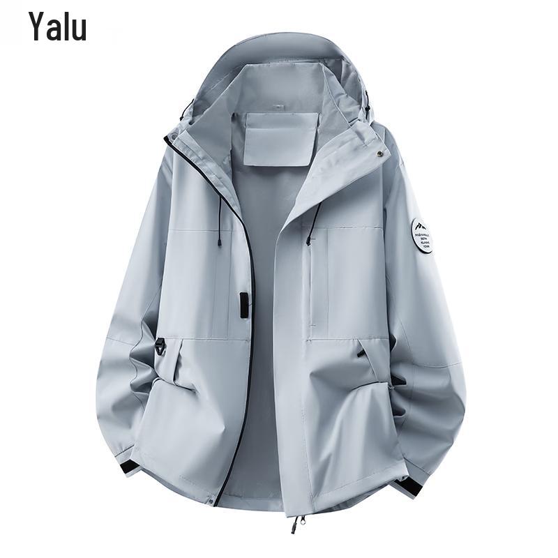 Yalu Unisex Outdoor Windproof Waterproof Hiking Jacket M синий