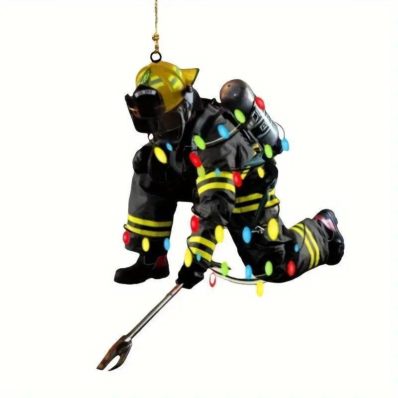 

Пожарный Акриловый Модный Брелок Подвеска Для Современного Стайлинга Автомобильного Интерьера 3