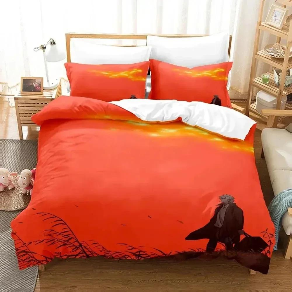 Comforter Top 3D Print Anime Mushishi Ginko Bedding Set Bed Set Comforter King Queen Size To Boys Adult