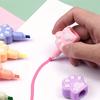 6 Pcs Cat Claw Highlighters Cute Cartoon Pens Aesthetic Markers Journaling Bookmarks Hand Account Scrapbook Painting