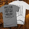 Muay Thai T-Shirt Thai Boxing 2 Sided Print UFC MMA Kickbox Martial Tiger Style