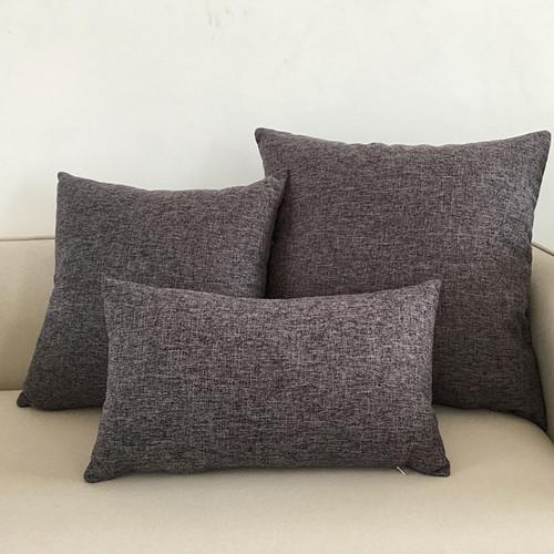 Solid Sofa Cushion Cover 30x50/40x40/45x45/40x60/50x50/55x55/60x60cm Decorative Throw Pillow Case For Car Seat Chair