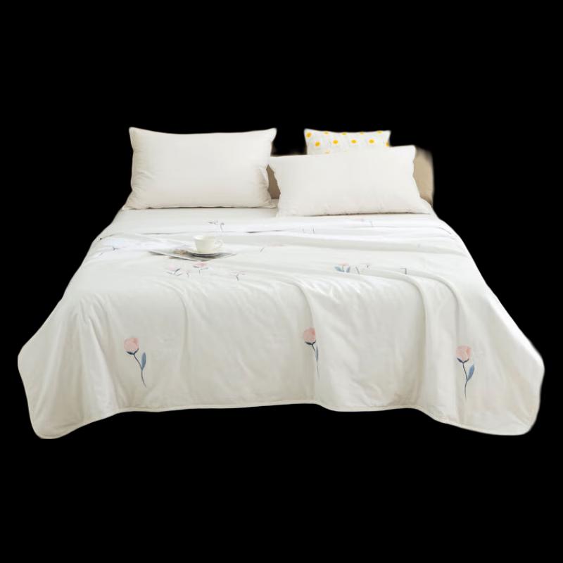 Hengyuanxiang Floral Rourou Ice Silk Mulberry Silk Summer Quilt