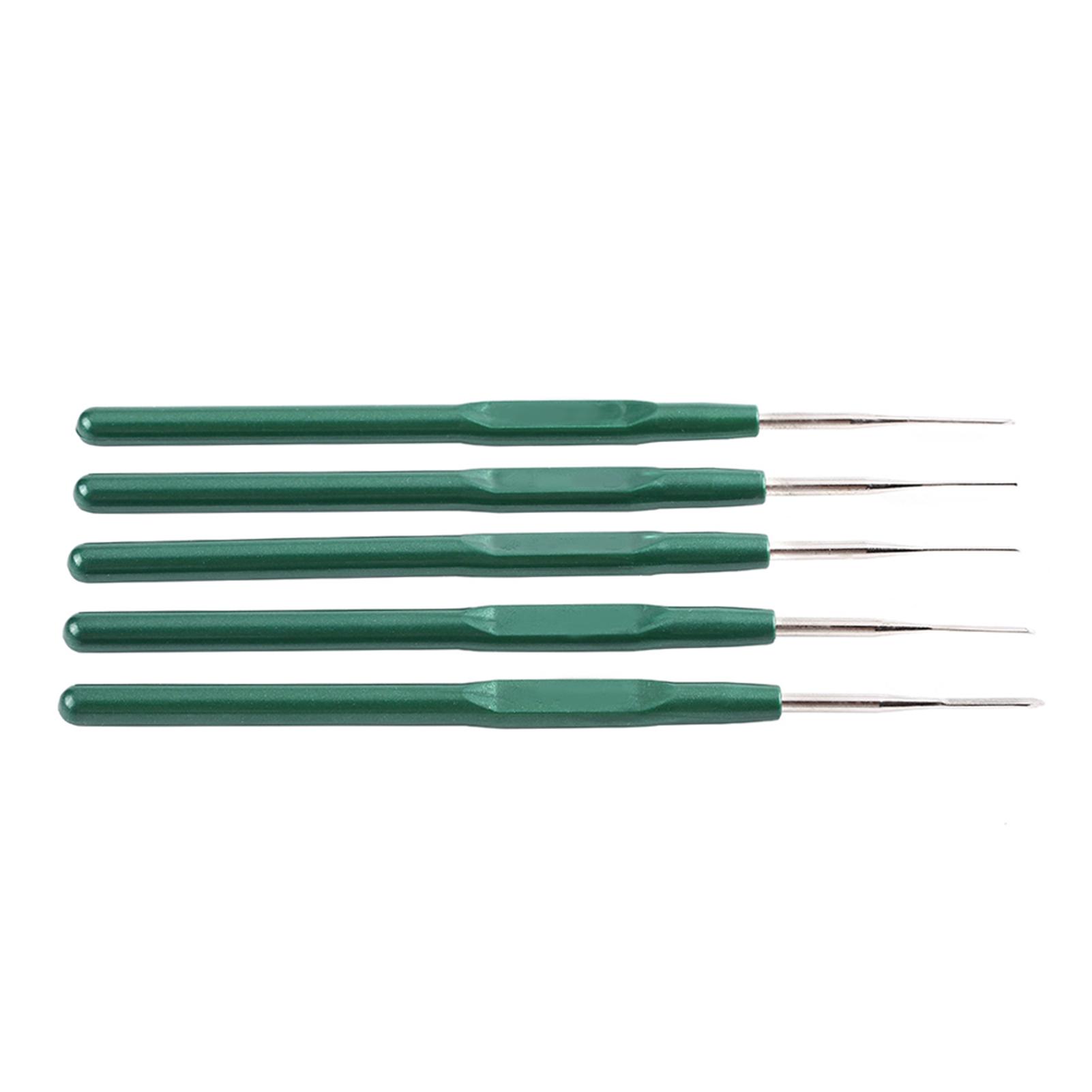 

5шт (1 комплект) Набор инструментов для снятия клеммной колодки автомобильного жгута проводов чёрный