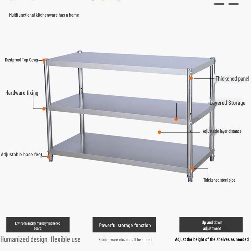 Fengzhi Commercial Stainless Steel Workbench Shelf