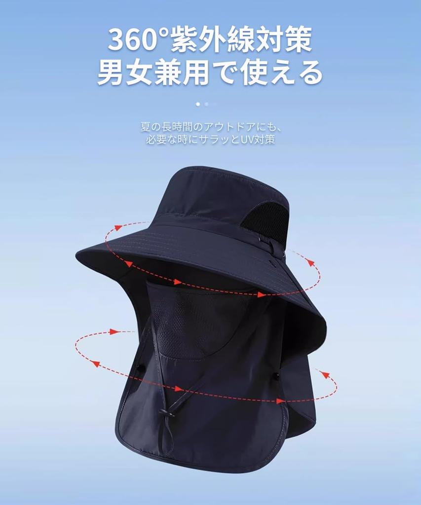 Karsaer Sonne Gesicht Sonne UV Breit Outdoor Bauernhof G0197 Damen Visor, Abdeckung, Hut, Schutz, Krempe, Kappe, Laufen, Arbeit, Gartenarbeit,