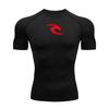 Men's Boxing Training Bottoming Long-sleeved Compression Shirt Outdoor Running Breathable Quick-drying Elastic T-shirt S-3XL