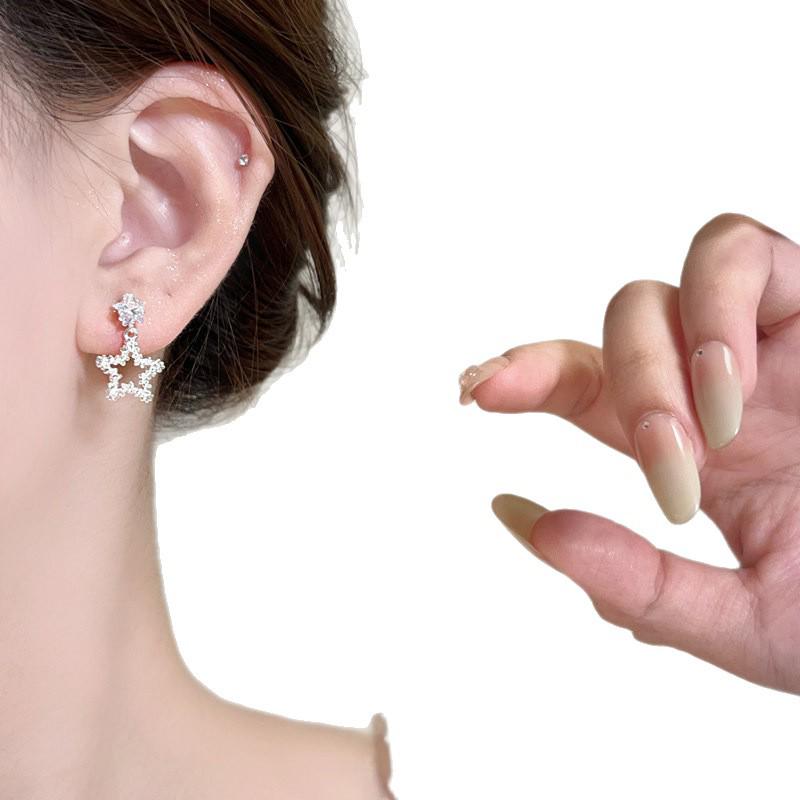 Luxury Zirconia Star Dangle Earrings: Lightweight, Exquisite & Unique for Women in 2026
