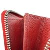 LOUIS VUITTON M6015M Card Case Epi leather Zip around purse Coin case Red leather Used