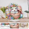 2D/Flat Animal DIY Diamond Painting Tabletop Ornaments Kit Special Shaped Diamond Painting Desktop Decorations Home Office Decor