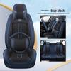 Universal Full Coverage Leather Ice Silk Car Seat Cushion - Four Seasons Use