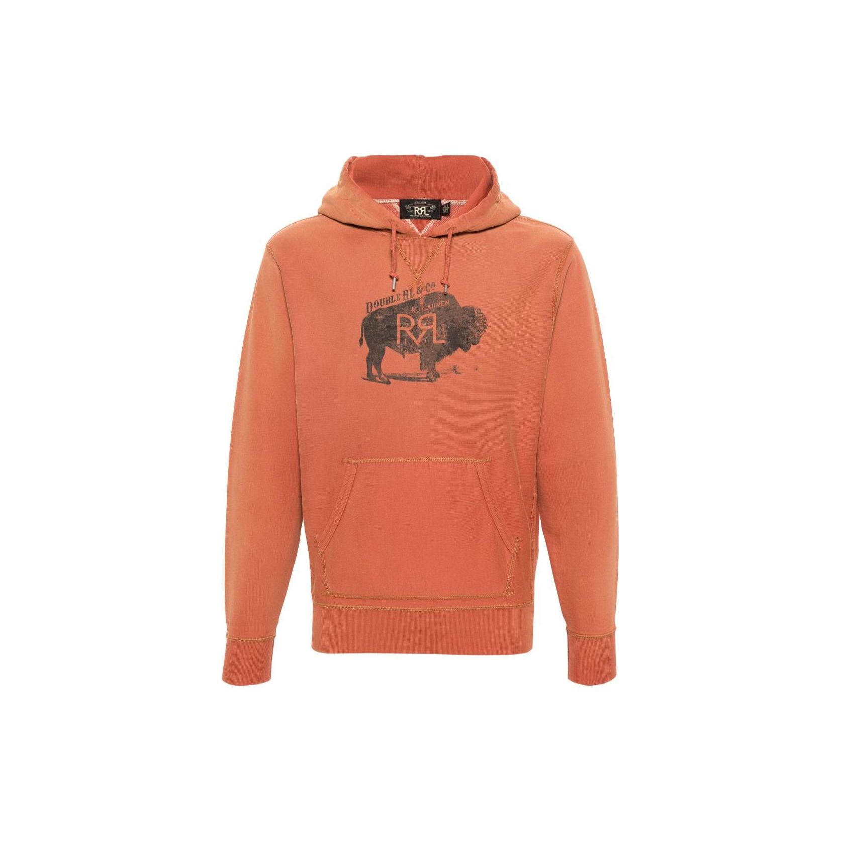 

Повседневное худи с логотипом Polo Ralph Lauren для мужчин, оранжевое 782911476-001 XL