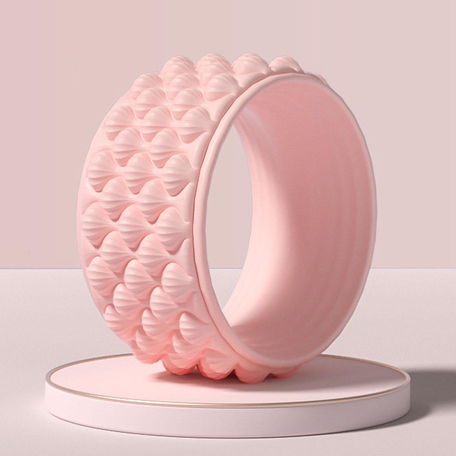 

Yoga Wheel, Wear Resistant Massage Roller, Pilates Ring, Back Yoga Equipment, Beginner Training Tool for Backbend & Core Fitness