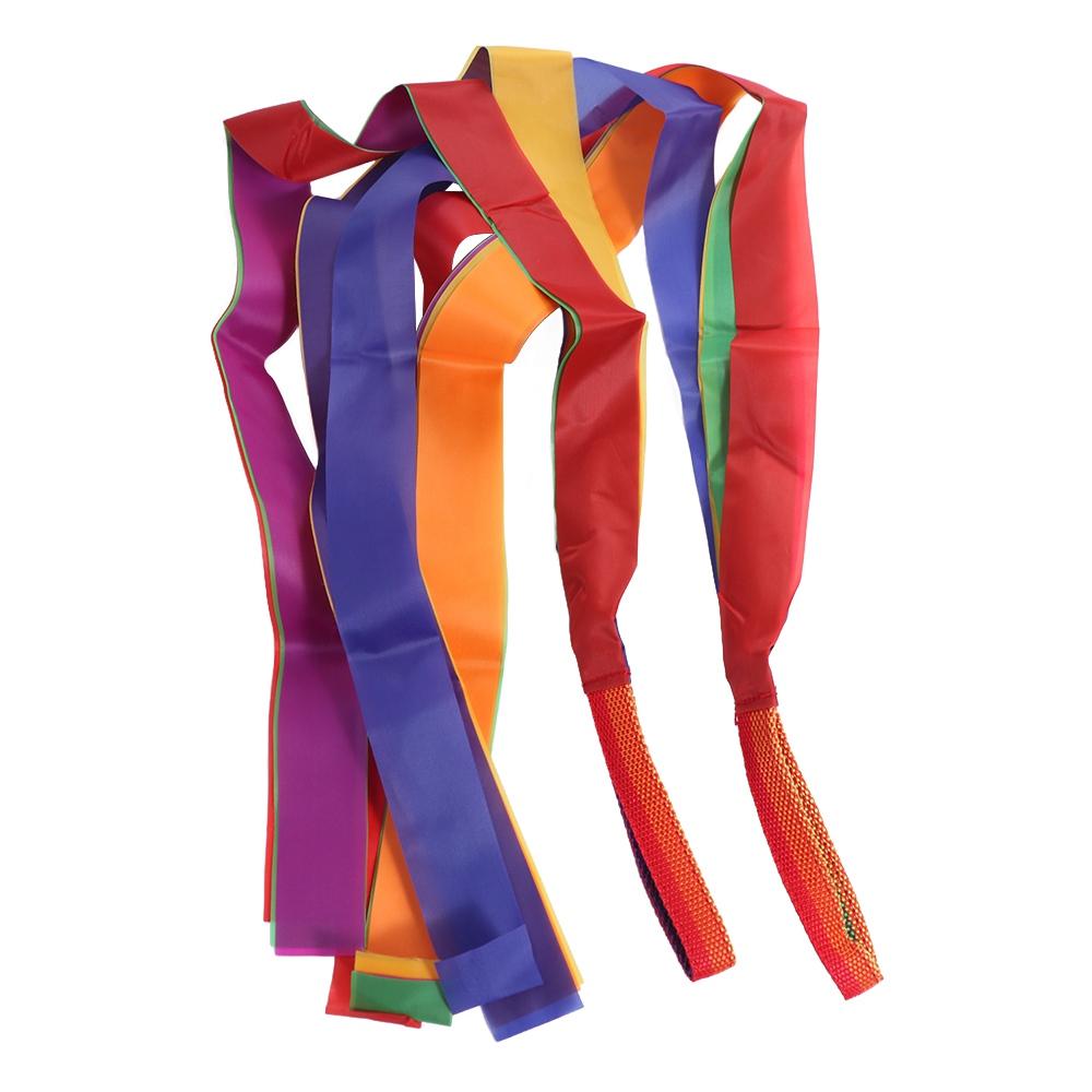 Barevná stuha Hračky Taneční Duhové Stuhy Umění Gymnastika Rainbow Streamer Interaktivní hry