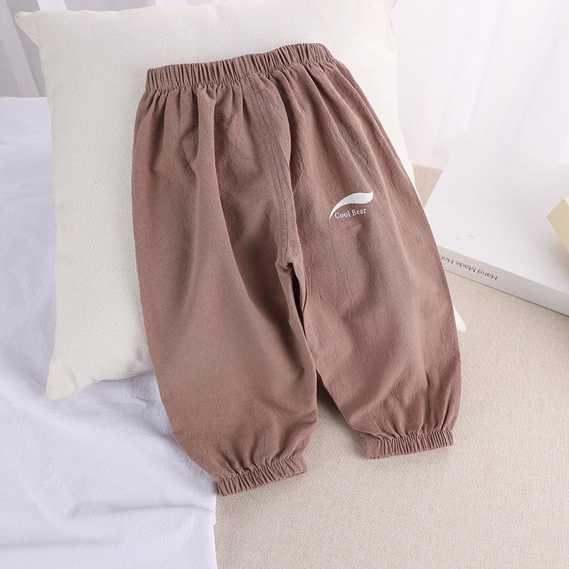 Unisex Baby Mosquito Prevention Pants for Summer with Breathable Fabric and Elastic Waistband
