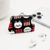 Cartoon Cat Coin Purse, Women Cute Kitten Change Purse, Kiss Lock Small Purse for Coins Cards Folded Cash