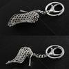 Rhinestone Inlaid High Heel Shoe Key Chain Keyring Creative Bag Ornament Gift