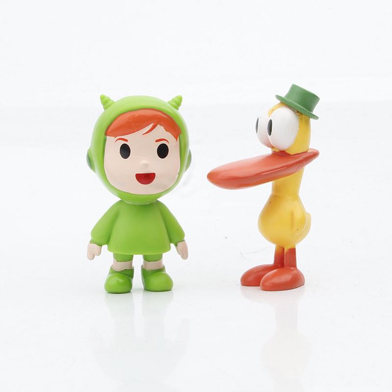 Entzückendes Pocoyo Zinkia Plüschfiguren-Set Enthält Bunte Elefanten- und Entenspielzeuge