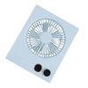 Ultra Thin Table Fan Desktop Flat Battery Operated Standing Hanging Portable Foldable Step Less