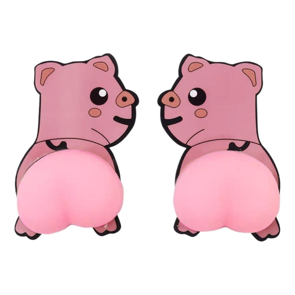 

10PCS 3D Cute Butt Car Sticker Stress Relief Toys Cartoon Anti-collision Door Rearview Mirror Bumper Protection Phone Decoration