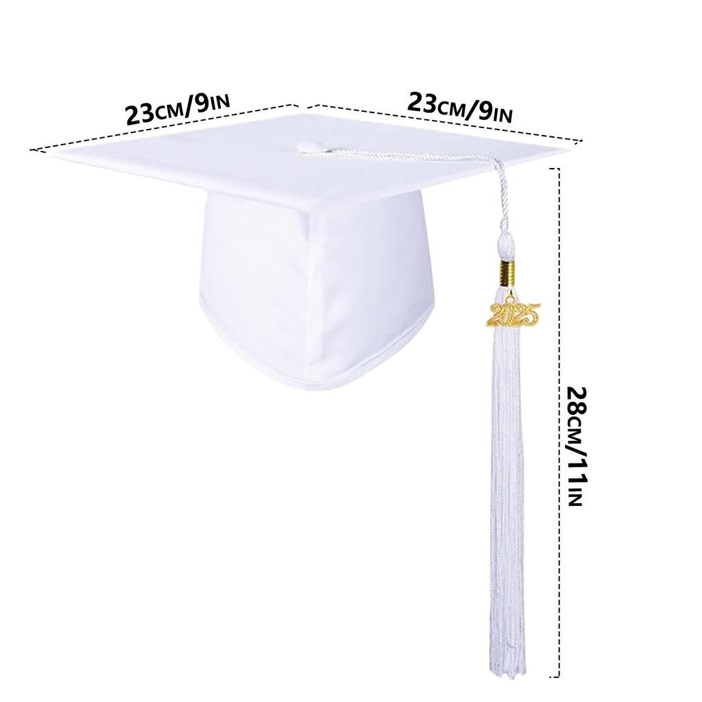 1pc Graduation Hat With Removable Year Charm Knitted Doctoral Hat Graduation Cap Personalized Master Degree Hat Bachelor Hat