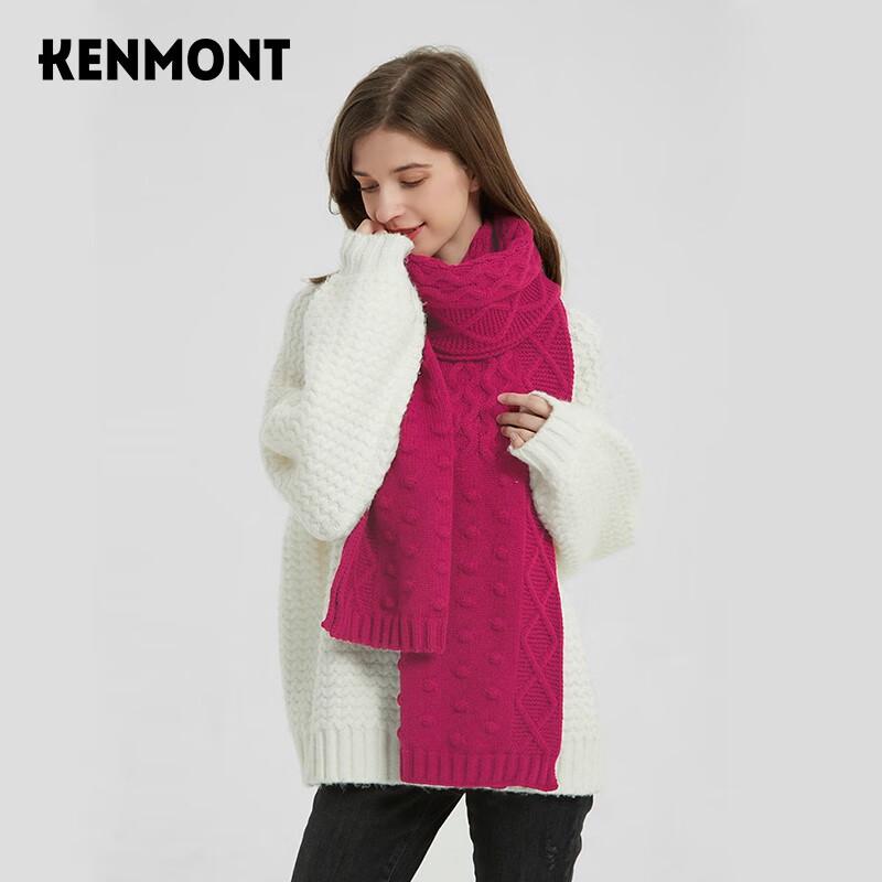 

Kenmont Women s Cable Knit Scarf Shawl KM-1918 One Size