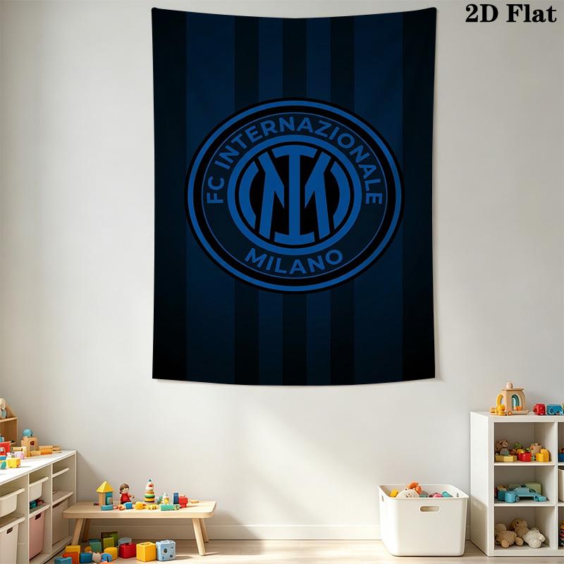 Inter Milan Logo Phone Wallpaper Bedding 1 Duvet Cover 2 Pillowcase Without Core Duvet Cover And Pillowcase Soft And Comfortable