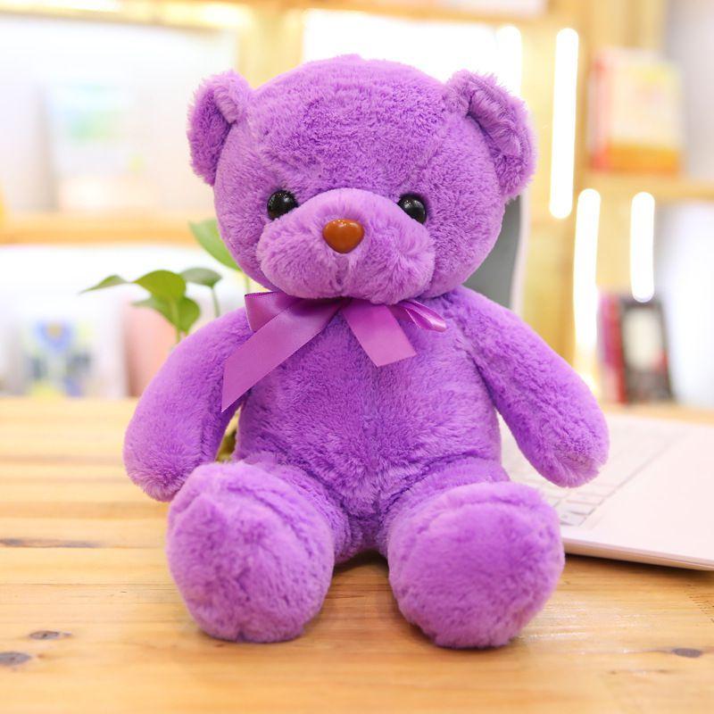 Soft And Skin-friendly 11.8-21.6 In Colored Teddy Bear Plush Perfect Gift For Kids And Home Decor