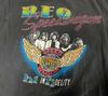 Vintage REO Speedwagon High Infidelity Concert Baseball T-shirt