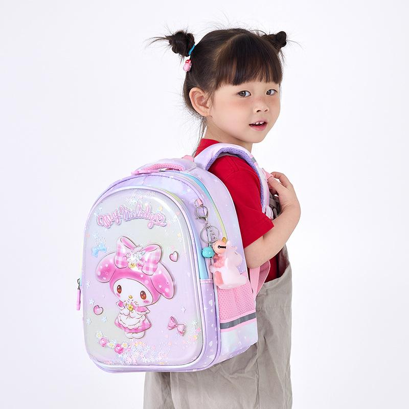 Foreign Gas Quicksand Hard Shell Boys And Girls Backpack Cartoon Cute Sweet Little Girl Schoolbag Large Capacity Children'S Backpack