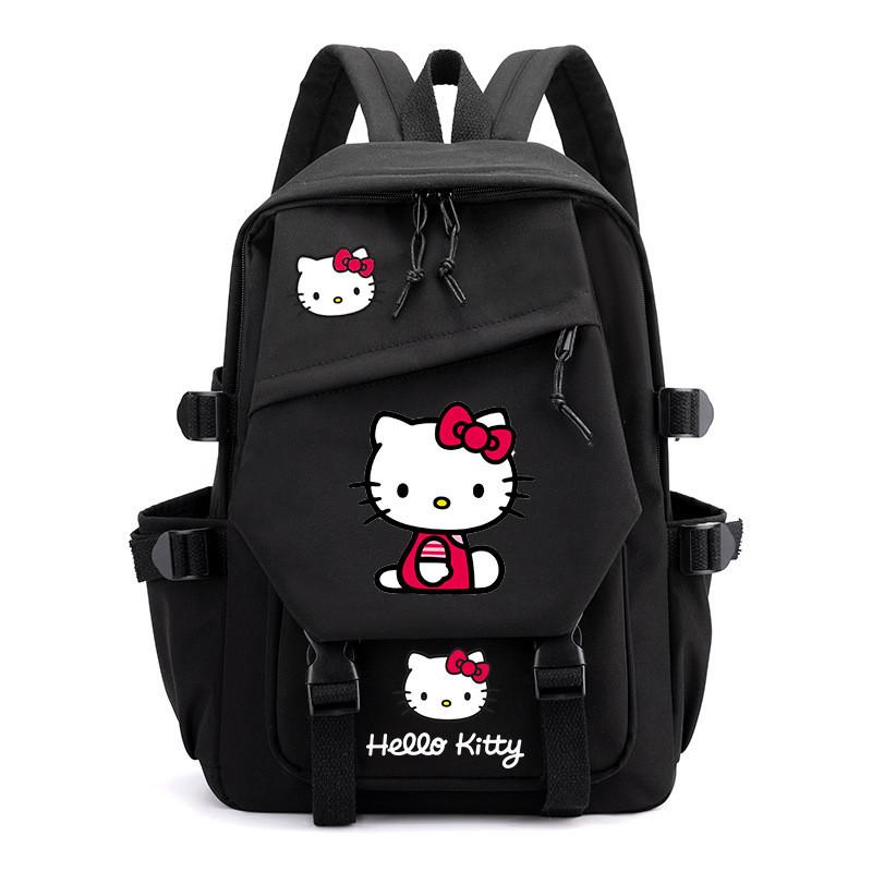 Hello Kitty Schulrucksack Für Mittelstufe Und Oberstufe Modisch Cartoon Nylon