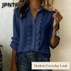 JPNTKY Women's Fashion Casual Long Sleeve POLO Neck Blouses & Shirts