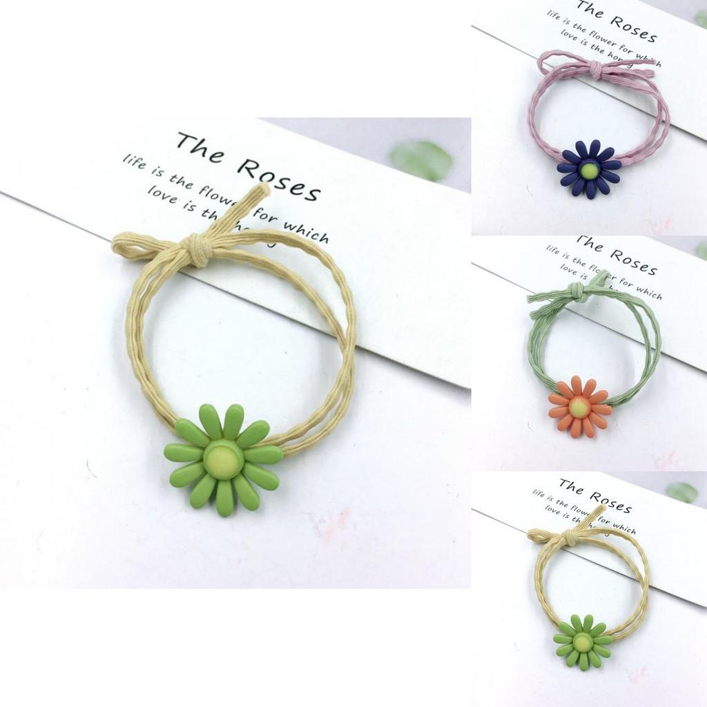 Beautiful Ins Women Daisy Hair Rope Headband With High-elastic Korean Rubber Band
