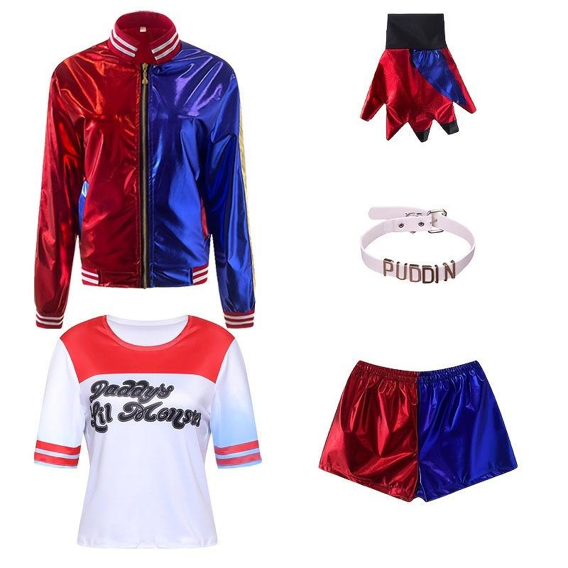 

Harley Quinn Costume for Adults & Kids - Suicide Squad Cosplay XXL