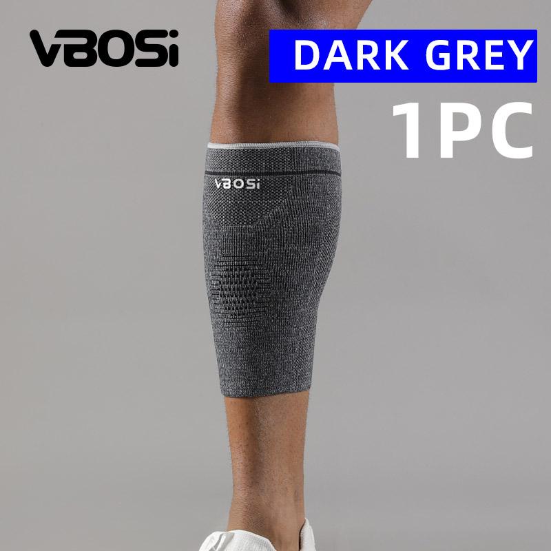 

Vbosi 1 Piece Compression Calf Sleeve Breathable Sports Care Ideal For Running Gym Regularly Daily Use For Men Women M темно серый