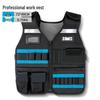 Electrician Multi-Pocket Reflective Tool Vest for Installation and Construction