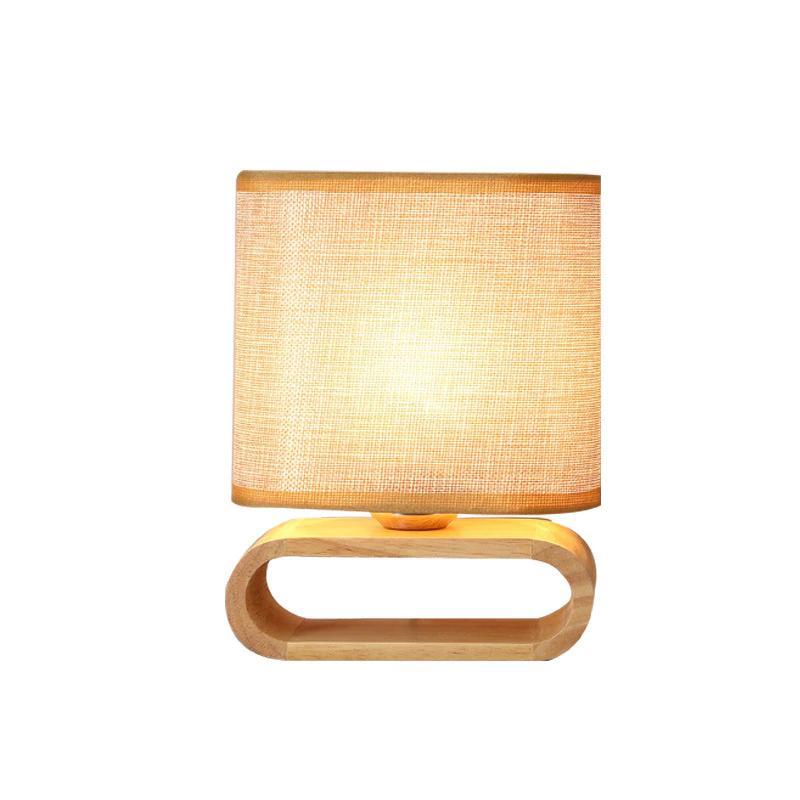 

Modern Solid Wood Table Lamp for Living Room Decoration LED Desk Lamp Readi