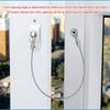 4Pcs Door Window Stopper Wire Rope Stainless Steel Connection Door Limiters Restraint Tool For Boats Furniture Cabinets