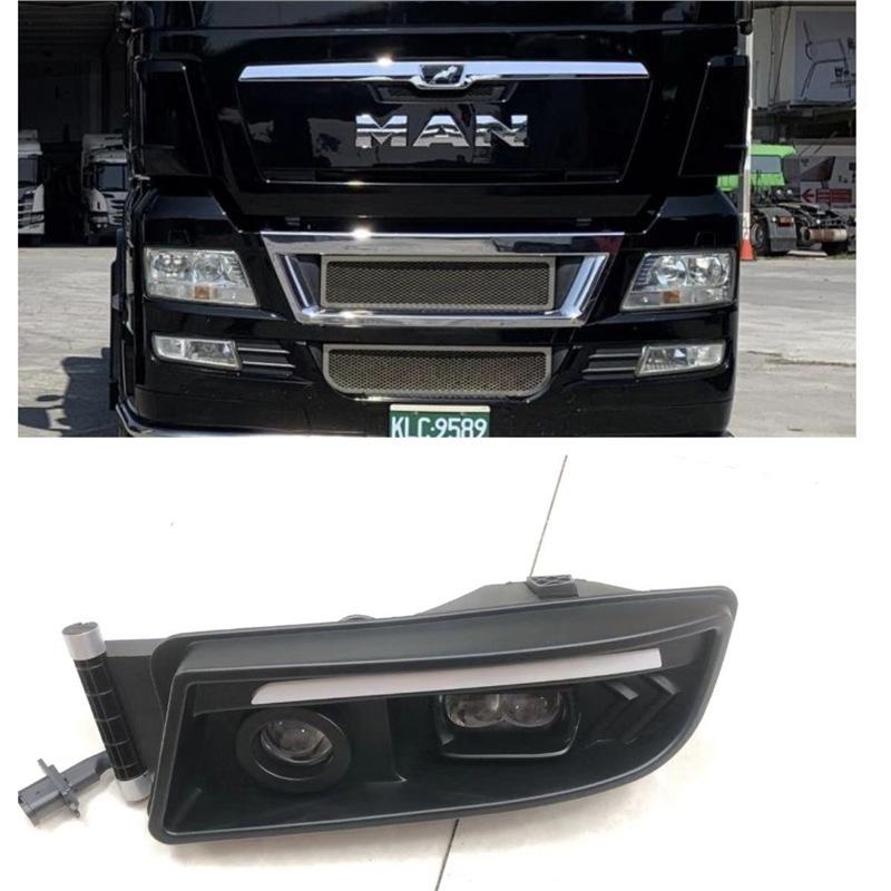 Dual-Lens LED Fog Light Assembly for MAN TGX/TGS Logistics Trucks