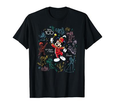 Disney 100 Years of Music and Wonders Mickey's Music D100 T-Shirt