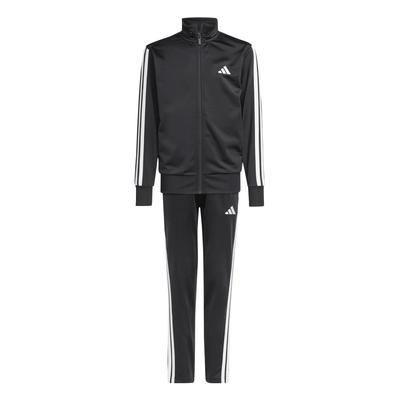 Adidas Essentials ClimaCool Tracksuit Set for J160 Kids, KRG91, Top Black/White, Bottom Black/White (JD6502)
