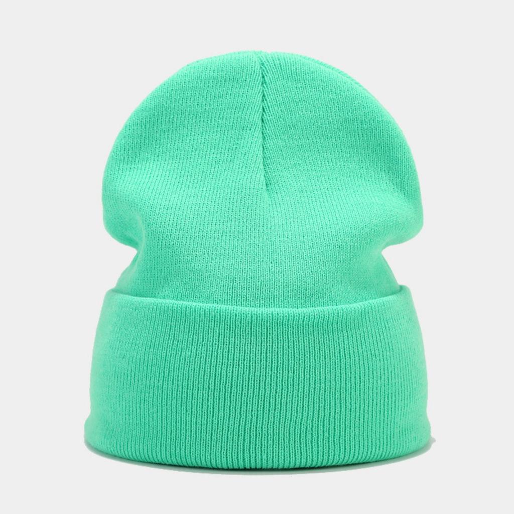 Strickmützen, Damenhüte, Einfarbige Hüte, Herbst- und Winterhüte, Glatt gestrickte Mützen, Bommelmützen, Herrenhüte, Outdoor-Hüte, Kalte Hüte, Warme Hüte