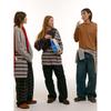Saendeusaundeu (Unisex) Suiting Material Wide Elastic Pants Navy