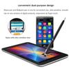 Universal Capacitive Pen Stylus Touchscreen Pen For Ipad Tablet PC 2 In 1 Capacitive Stylus Pen Drawing Pens Touch Pen