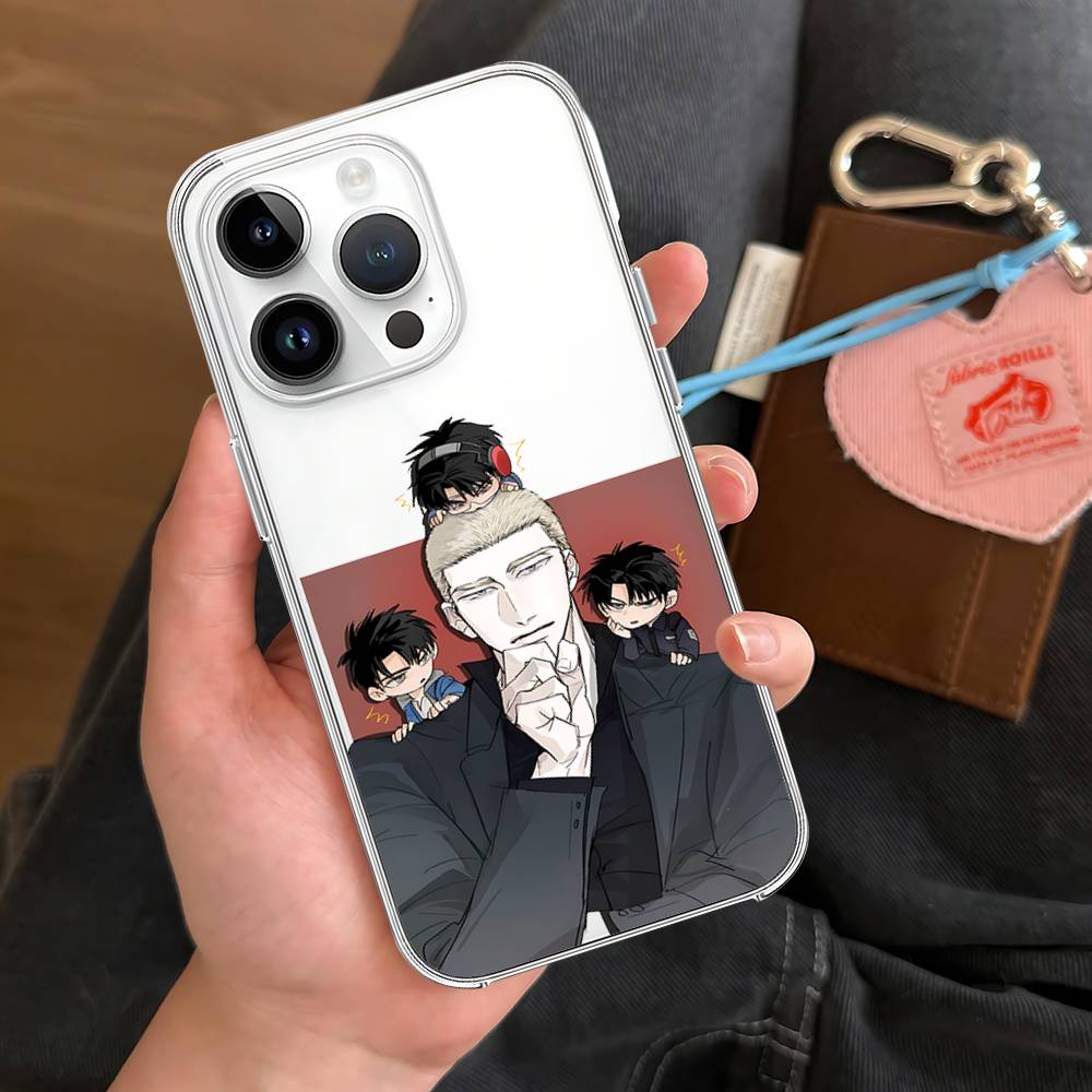 BL Shutline Phone Case For Iphone 17 16 15 11 13 14 Pro Max 7 8 Plus X Xr Xs Max Se2020 12mini Transparent Cover