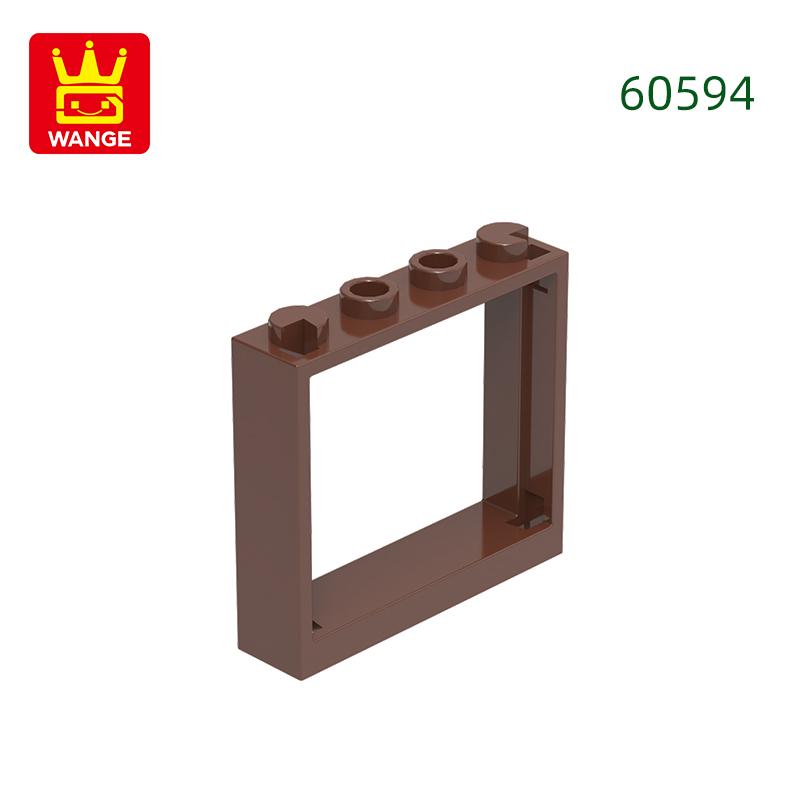 54Pcs/lot 60594 Window Frame 1x4x3 Constructing Bricks Moc Accessories Fits with Construction Bricks DIY Youngsters Play kits