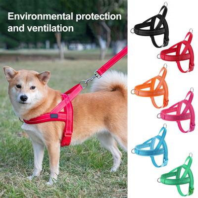 Imbracatura per Cani Anti-Tiro in Rete Traspirante Imbottita Regolabile Riflettente a Prova di Fuga per Cani Piccoli Medi Grandi