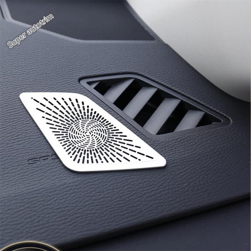Dashboard AC Air Conditioning Outlet Vent Frame Decorative Sequin Cover Trim Accessories For Mitsubishi Outlander  2024 2025